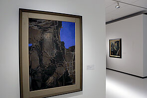 Ein Porträt in dunklen Farben.