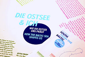 Wie die Ostsee uns prägt. Geschrieben auf einer Tafel.