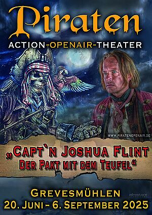 Das Plakat zum Piraten Open Air 2025.