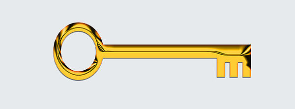 Ein goldener Schlüssel