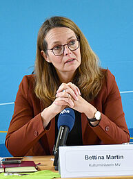 Kulturministerin Bettina Martin