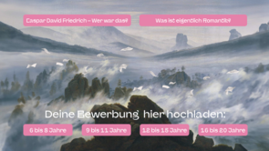 Infos, wie man die Bewerbung hochladen kann.