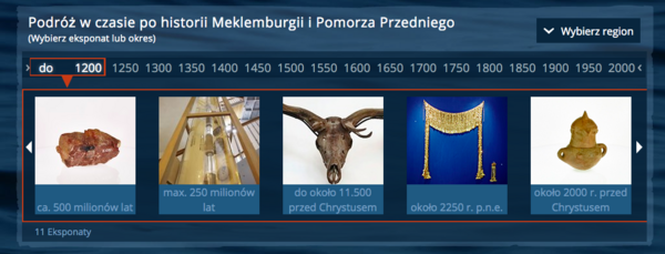 Ein Screenshot der polnischen Startseite des Museums.