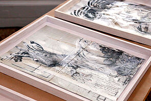 Das Bild eines gezeichneten Rehs.