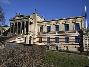 Außenansicht des Staatlichen Museums Schwerin.