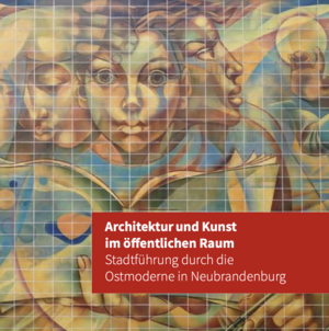 Der Titel der Broschüre. Gezeigt wird der Ausschnitt eines Wandbildes, zu sehen sind Kindergesichter.