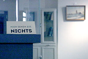 Blick in die Ausstellung.