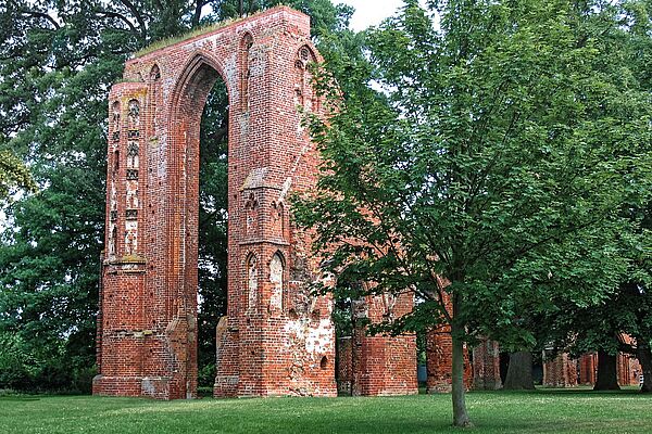 Die Klosterruine Eldena.