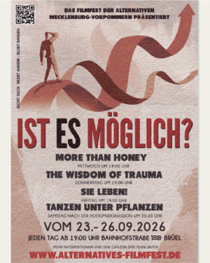 Das Plakat zum Filmfest mit allen Daten drauf.