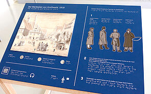 Der Marktplatz von Greifswald 1818