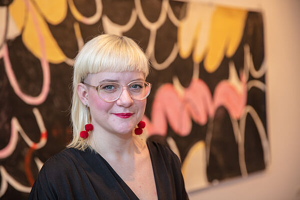 Ein Porträt von Pauline Stopp.