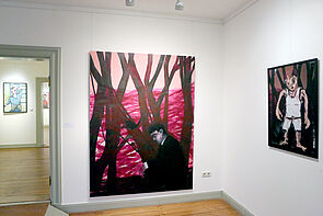 Landschaften und Porträts.