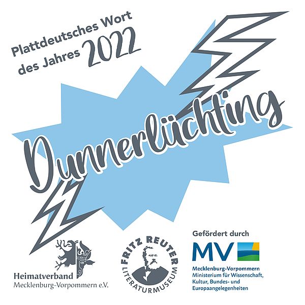 Ein Logo zum und mit dem plattdeutschen Wort des Jahres. 