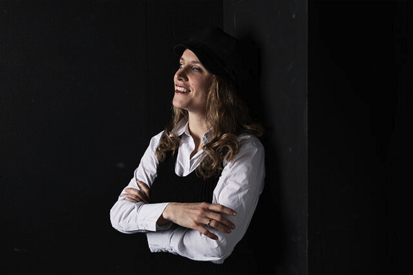 Porträt einer Sängerin.