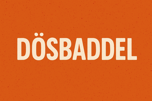 Eine Grafik zeigt das Schülerwort des Jahres an: Dösbaddel.