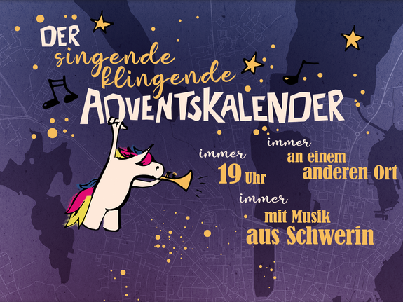 Das Plakat zur Veranstaltung. Mit Schrift und Comicfigur.