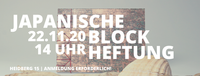 Artist Workshop: Japanische Blockbuchheftung