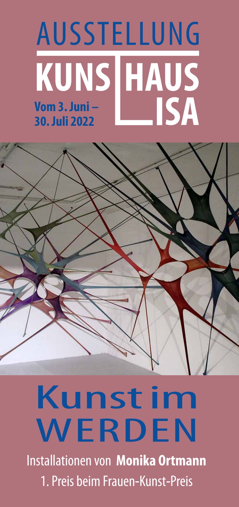 Vernissage mit Monika Ortmann im Kunsthaus Lisa