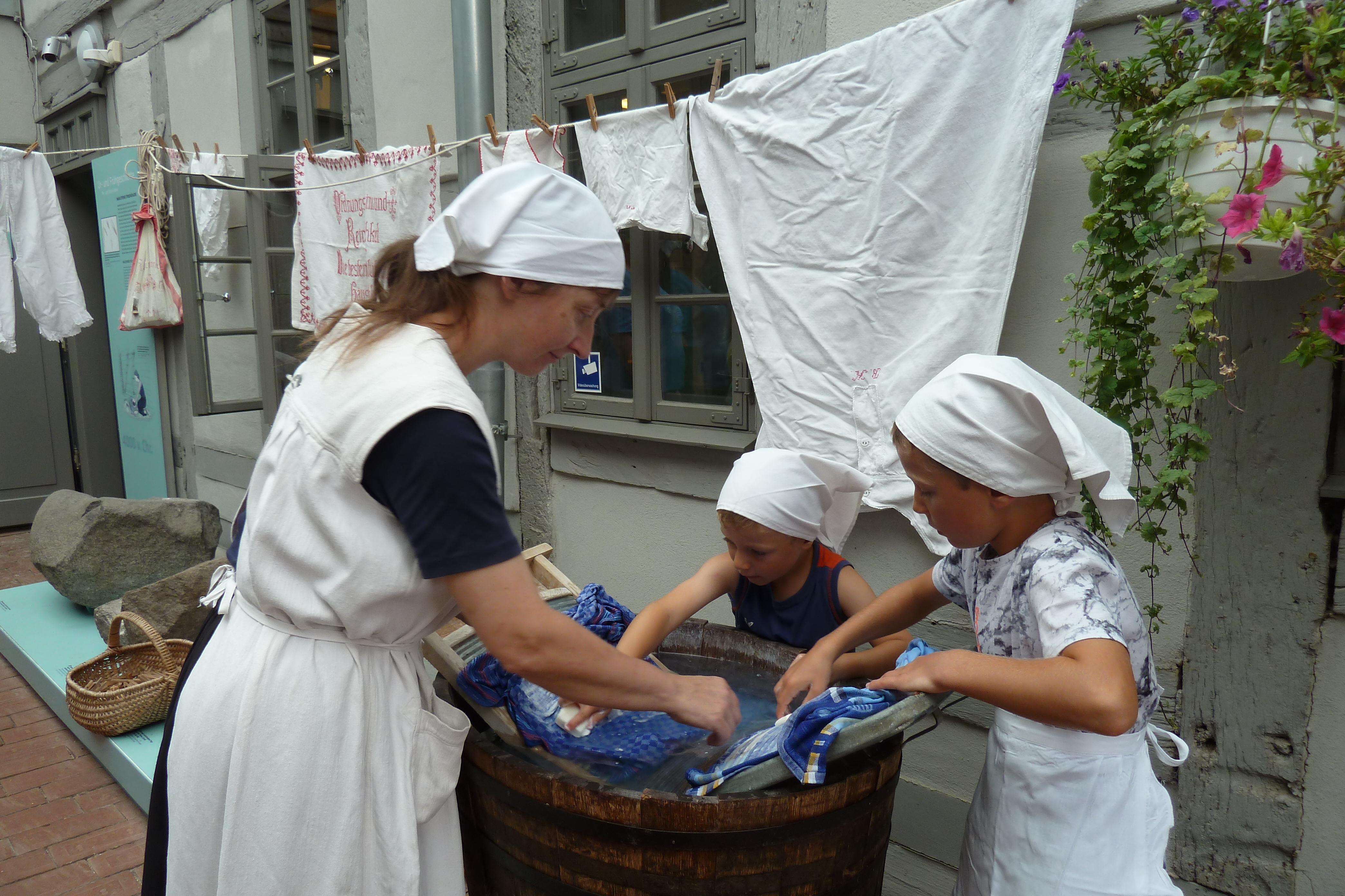Mit Seife und Waschbrett… Ein Waschtag wie um 1900