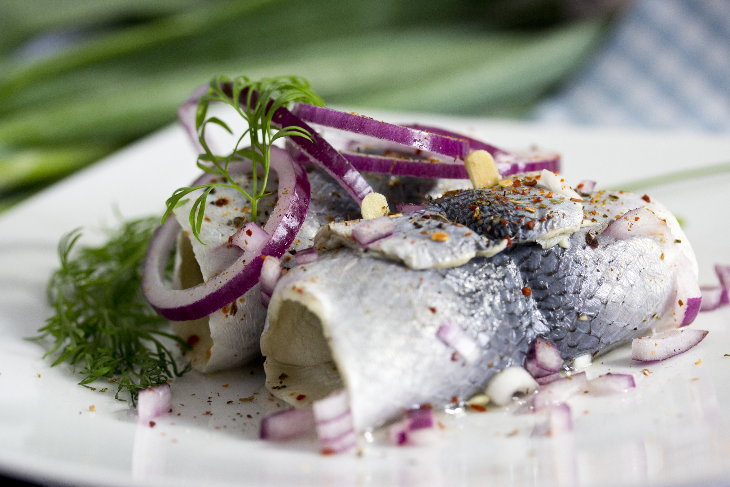 Großes Fischbuffet mit Pianomusik