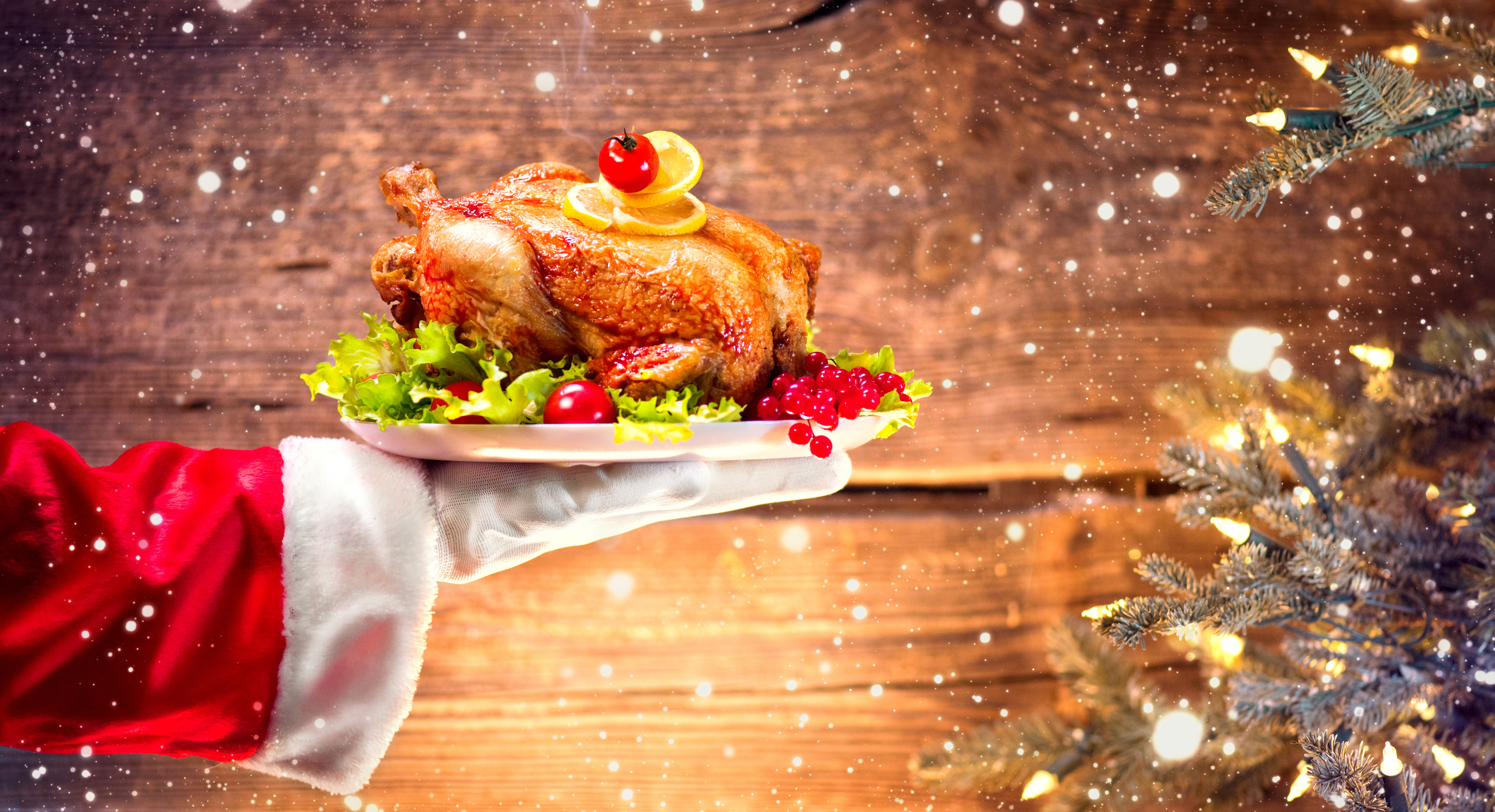 Weihnachtsmenü mit Pianomusik