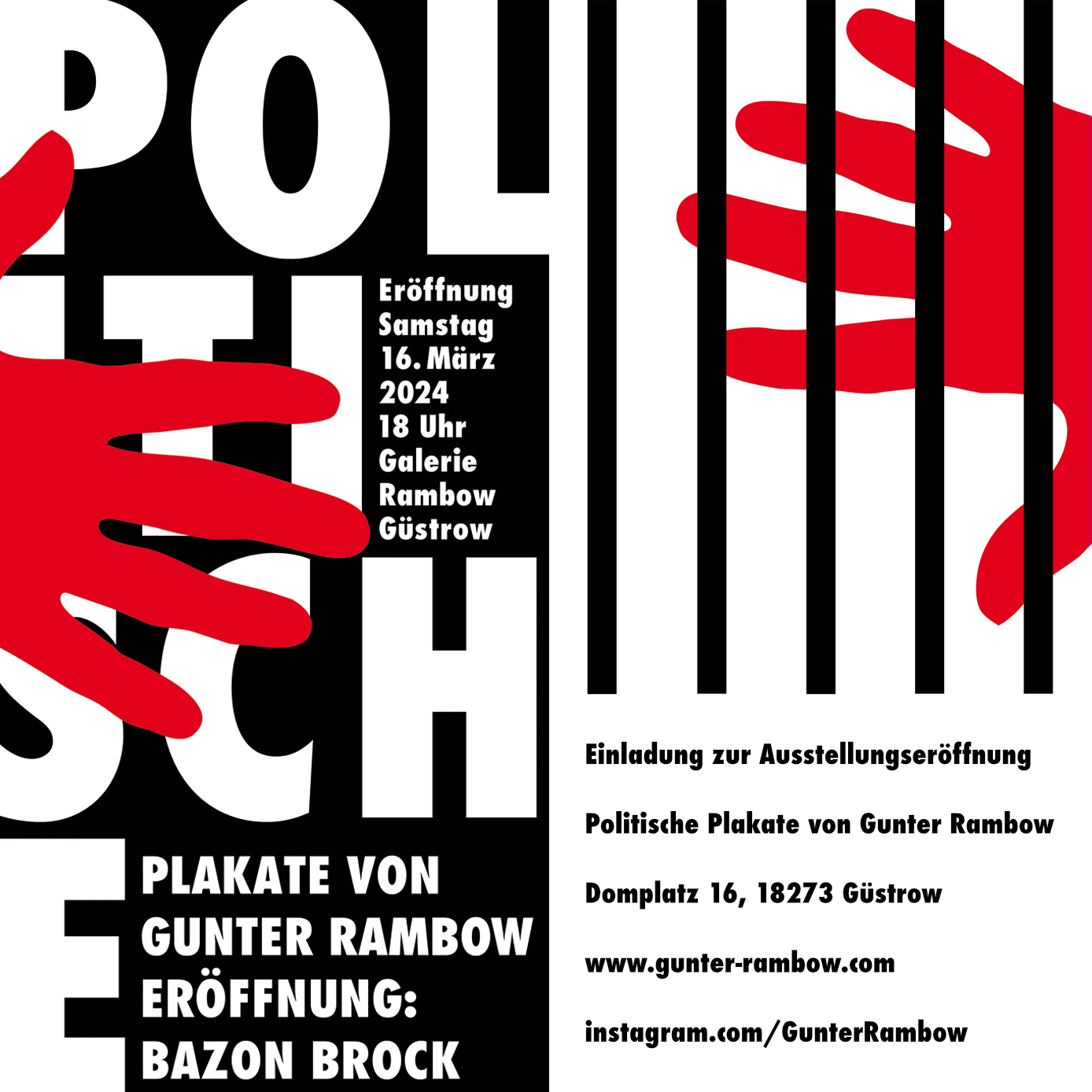 Politische Plakate von Gunter Rambow