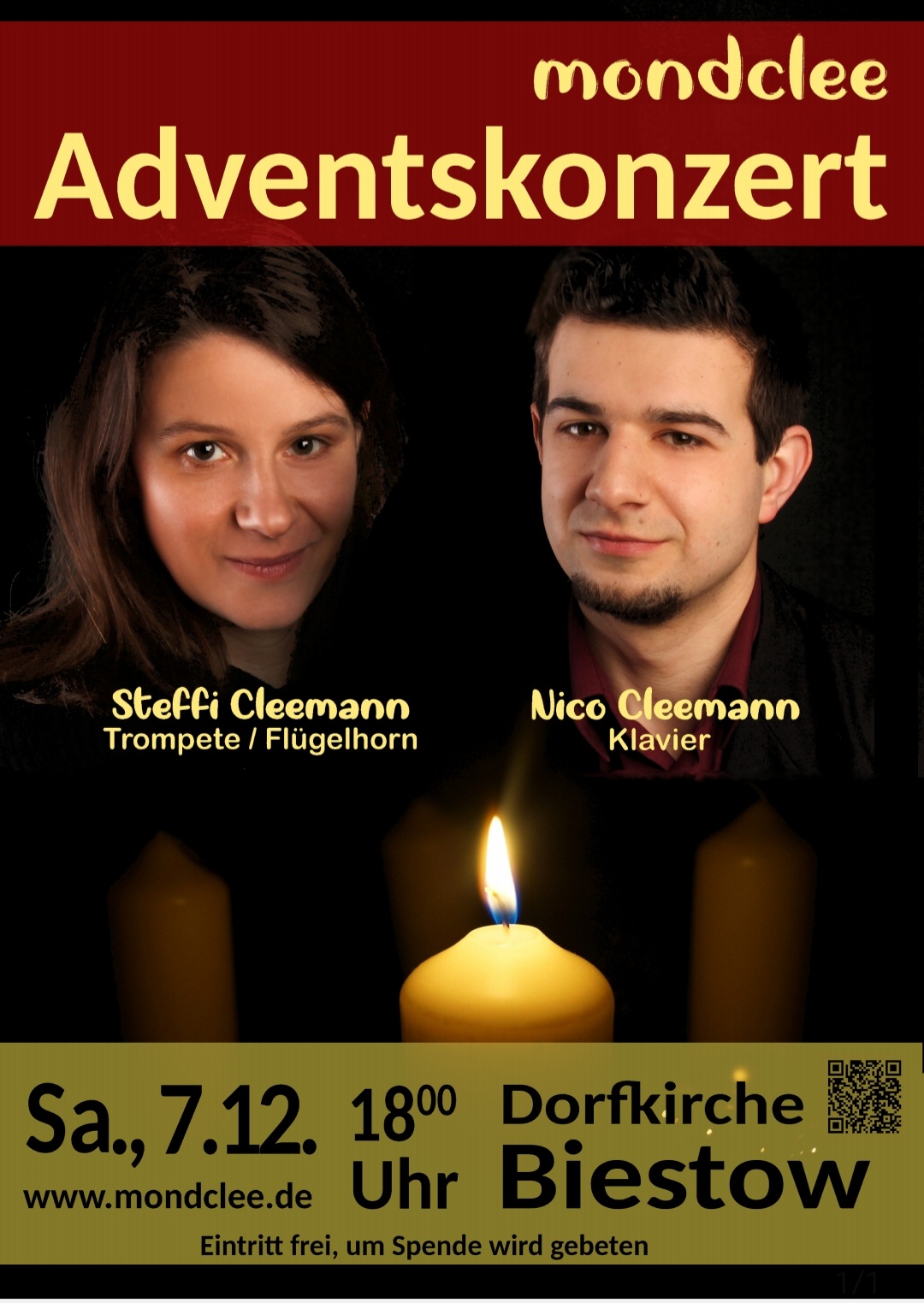 Adventskonzert mit mondclee