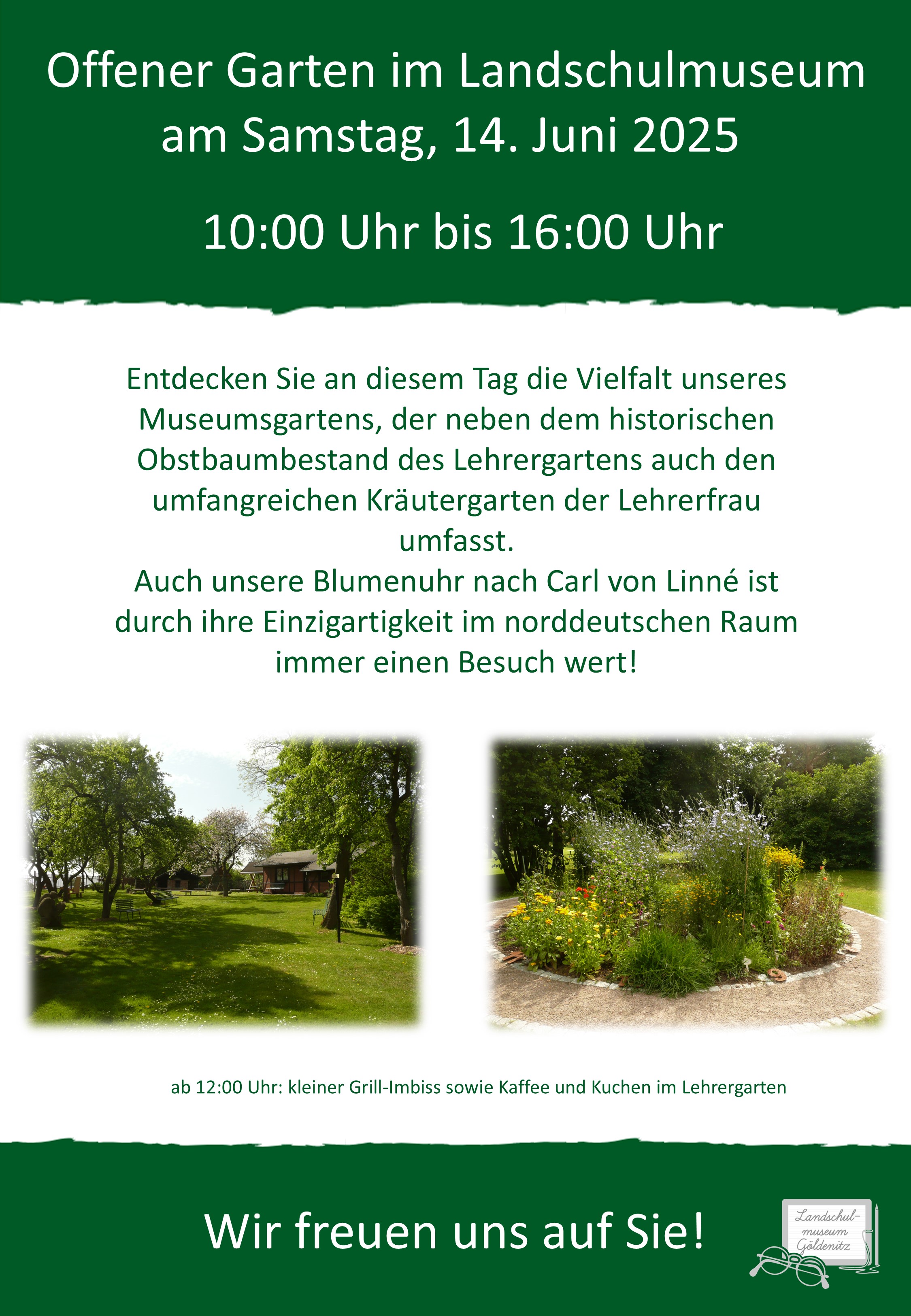 Offener Garten im Landschulmuseum