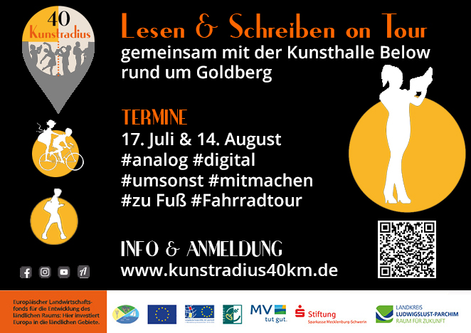 Lesen & Schreiben on Tour – Kunstradius 40km